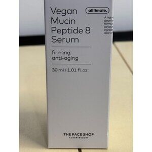 The Face Shop 8 Peptide Serum, Vegan Mucin for Hydrating & Firming, Anti Aging S